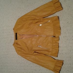 Zara faux jacket nwot